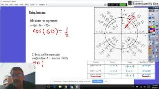 Trig Inverses - Evaluating Trig Expressions