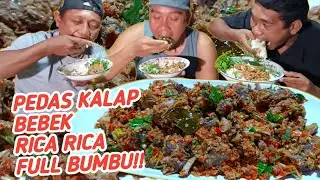 PEDAS KALAP,,BEBEK RICA RICA FULL BUMBU!!INSIDEN MATI LAMPU!!