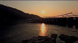 Sunrise over Paldang Dam (Hangang, Korea):Timelapse Comparison with Adobe Lightroom+Premiere