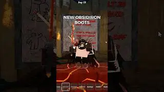 New Obsidiron Boots  #roblox #99nightintheforest  #gaming