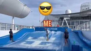 Flow Rider Testing on Utopia of the Seas Opening Day