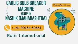🧄Garlic Bulb Breaker Machine in Nashik ( Maharashtra )🌟गार्लिक बल्ब कटर🧄Garlic Machine Price