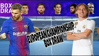 European Championship Stars box draw opening 😍