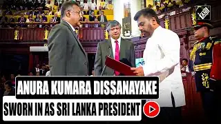 Marxist-leaning Anura Kumara Dissanayake takes oath as Sri Lanka's new president