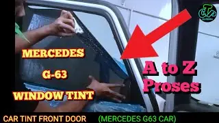 Mercedes G63 Front Door Window Tint Fix | Perfect Tinting Without Bubbles!
