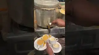 Знаменитый иранский чай в Хайдарабаде ☕️ | Уличная еда Хайдарабада #food #foodie #travel #yt