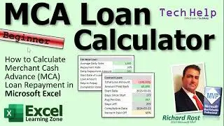 How to Calculate a Merchant Cash Advance (MCA) Loan Repayment in Microsoft Excel