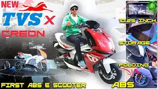 TVS X CREON Launh Highlights | New TECH, FAST CHARGE, RANGE, PRICE, DELIVERY, Full Details