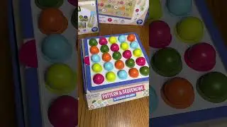 This little board builds ✔️ fine motor skills ✔️ color matching ✔️ patterns & sequencing ✔️ early