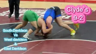 South Davidson vs west Davidson & east davidson wrestling