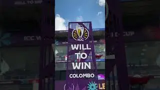 Action time at the R.Premadasa International Cricket Stadium in Colombo 🎬🏟️