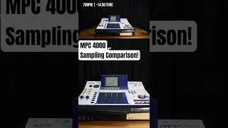Part 1 - MPC 4000 Sampling Comparison #mpc4000 #beatmaking #akaimpc