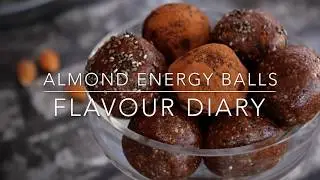 Almond Energy Balls @flavourdiary | Healthy Snack Recipe