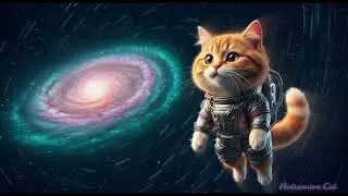 Cat Trek [Slowed + Reverb] 1 Hour | Synthwave Space Music for Study & Gaming