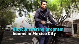 Bicycle sharing program booms in Mexico City