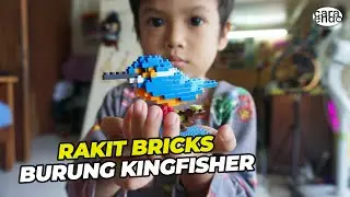 Rakit bricks karakter burung kingfisher #rakitbricks #bricks #diybricks