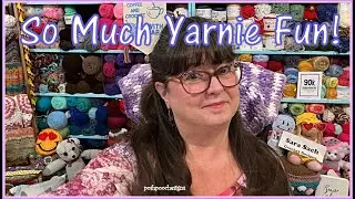 COFFEE AND CROCHET PODCAST -    January 13, 2026 - LET'S HAVE A YARNIE GOOD TIME!  #videopodcast