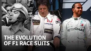 How F1 race suits have changed over seven decades