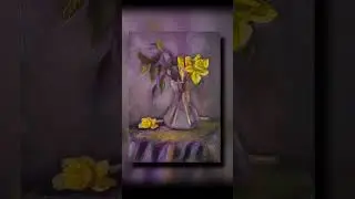 Завершила серию цветочных натюрмортов #flowersart #floralartwork #floralart #floralstilllife #buyart