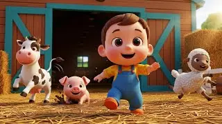 Happy Farm Animals Dance Together | Fun Music for Little Kids | Kids Rhymes