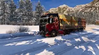 [ETS2 1.57] Realistic Driving NEW SCANIA Extremely Narrow Country Roads | UltraRealistic Graphics  |