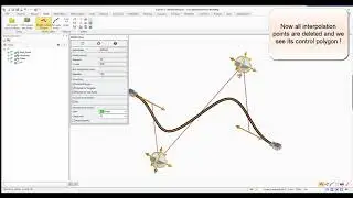 SpaceCable:  Convert control polygon to interpolation points