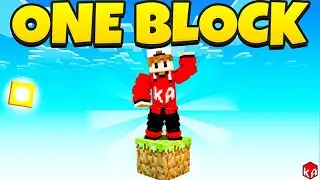 Minecraft JAVE & BEDROCK LIVE 🔴| Challenge One Block  #shortslive #shorts