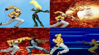 拳皇10周年纪念版：真七枷社“岩浆拳”VS全人物，比拉尔夫还要猛！