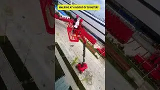 Boom Lift Stability Testing | Industrial Aerial Work Platform Performance Demo #aerialworkplatform