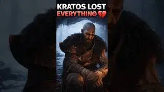 Kratos Lost everything.....💔 #kratos #godofwar #godofwarragnarok #gaming