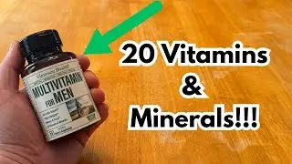 Multivitamin for Men - Daily #Multivitamins & #Multiminerals Vitamin A, C, D, E, B12, Zinc #health
