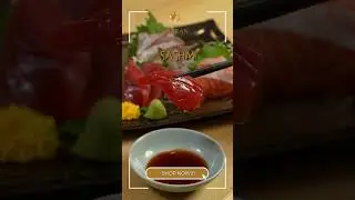 Saffron makes this sashimi glow with flavor.