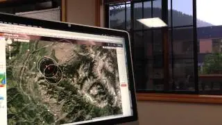 Lightning strike map
