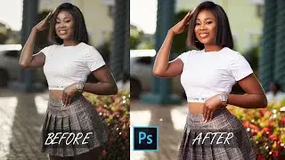 Photoshop CC Portrait Editing with Frequency Separation, Dodge & Burn and color grading