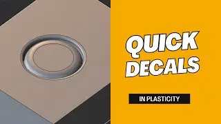 How to make a decal in Plasticity (Drawing in 3D)