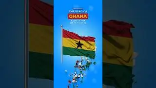 Ghana Flag Evolution (1821-Today) #ghana #ghanatiktok #gana #shorts #africa #ghanaian #flag #world