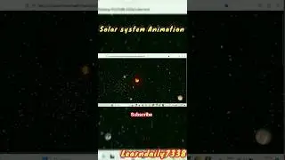 Animation solar system using html css | #shorts #html #css