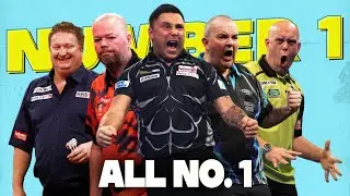 All PDC Darts Order of Merit World NUMBER ONEs