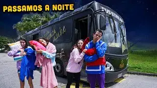 PASSAMOS A NOITE EM UM ÔNIBUS 5 ESTRELAS E ISSO ACONTECEU!