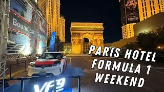 Saturday Night at Paris Hotel Las Vegas Formula 1 Race Weekend
