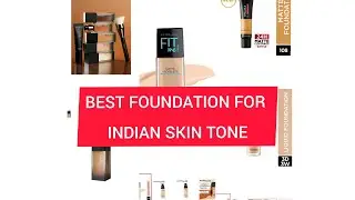 BEST FOUNDATIONS FOR INDIAN SKINTONE | WITH PRICE | WITH PURCHASE LINK | 2020