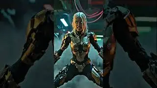 She doesn&rsquo;t run from the darkness. She owns it. #CyberWarrior #FuturisticAesthetics #DarkCinematic