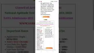 NATA 2022 Online Form #shorts  #sarkariadmissionupdate2022  #govtjobsupdate2022 #cbse