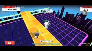 JOGANDO BLOCK DASH ENDLESS NO STUMBLE GUYS! QUER ENTRAR S&Oacute; PEDIR!!