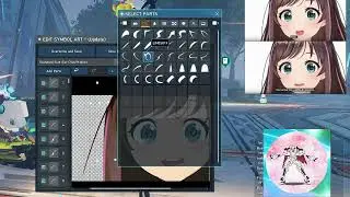 Kizuna AI symbol art in PSO2:NGS