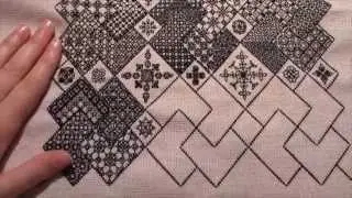 Blackwork Sampler Update (Blocks 8 + 9)