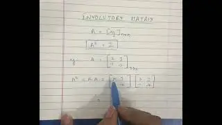 INVOLUTORY MATRIX