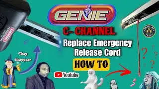 &ldquo;Genie Garage Door Opener | How to Replace a Broken Emergency Release Cord (C-Channel Rail)&rdquo;