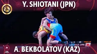 Ю Шиотани (Япония) против Амангали Бекболатов (КАЗ) - Финал // Чемпионат Азии 2022
