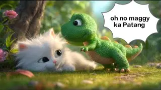 Maggy Ki Patang Rescue Story 🪁✨ #cat#3danimation#cartoon#viralvideo 